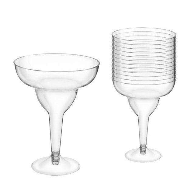 Clear Plastic Margarita Glasses - 325ml (20pk)