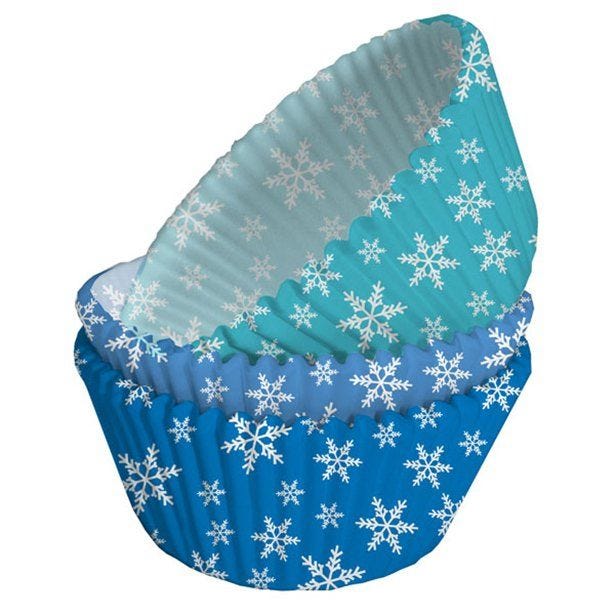 Snowflake Cupcake Cases (75pk)