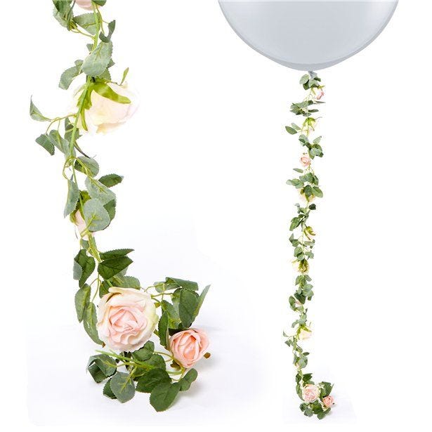 Light Pink Rose Garland - 1.75m