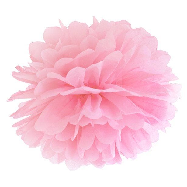 Light Pink Pom Pom Decoration - 25cm