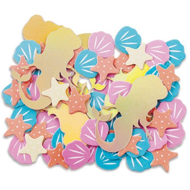 Mermaid Shaped Confetti (14g pack)