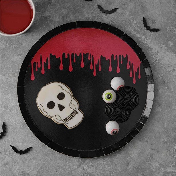 Bloody Paper Plates - 25cm (8pk)