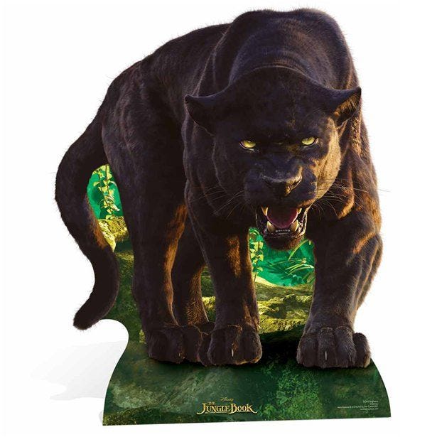 Bagheera Disney Jungle Book Cardboard Cutout - 124cm x 100cm