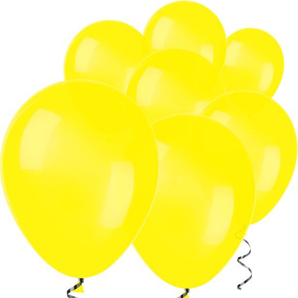 Yellow Mini Balloons - 5" Latex Balloons (100pk)