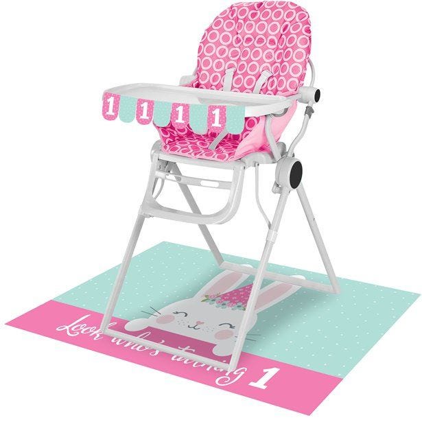 Birthday Bunny High Chair Kit