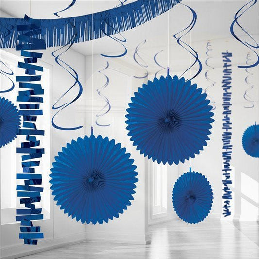 Royal Blue Paper & Foil Room Decorating Kit