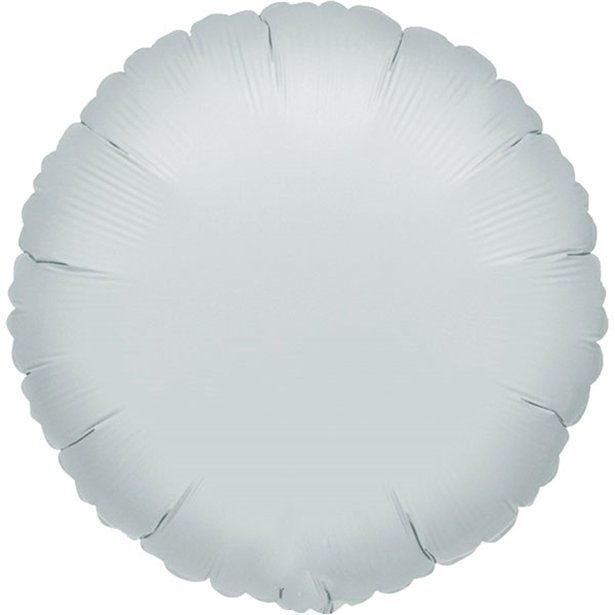 Silver Round Balloon - 18'' Foil - unpackaged