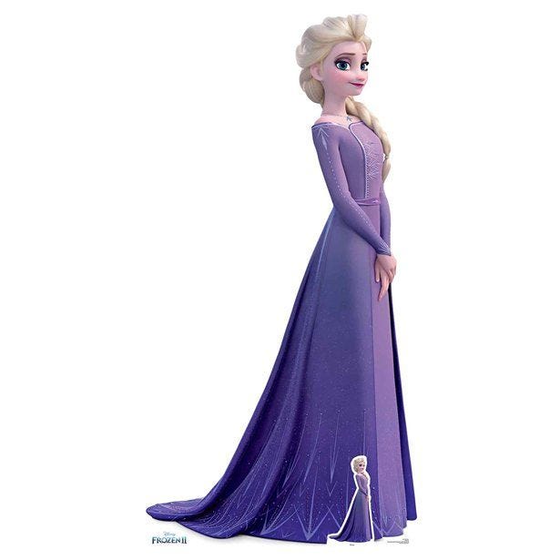 Frozen Elsa Cardboard Cutout - 181cm x 93cm