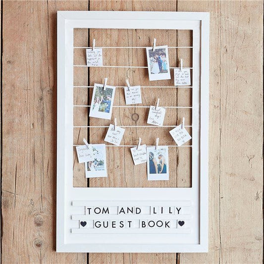 Customisable Frame Wedding Guest Book