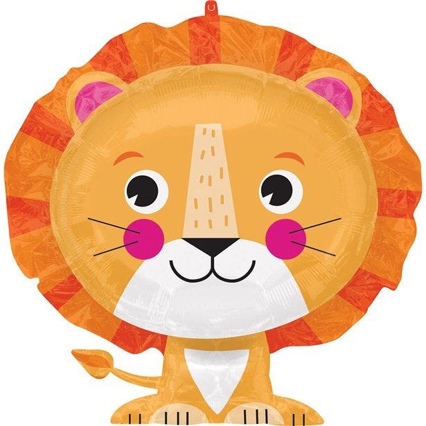 Lion Supershape Foil Balloon - 24"