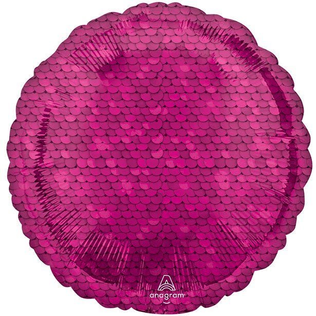 Pink Sequin Print Balloon - 18" Foil