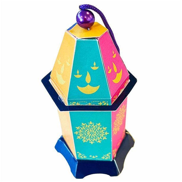 Diwali L.E.D Lanterns - 13cm