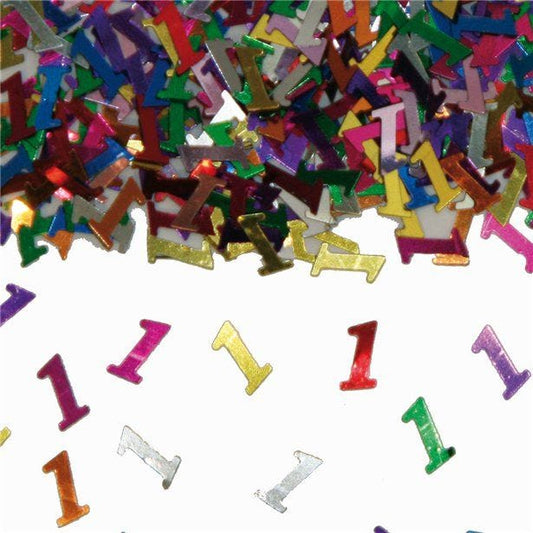 Multicoloured 1st Birthday Confetti (14g pack)