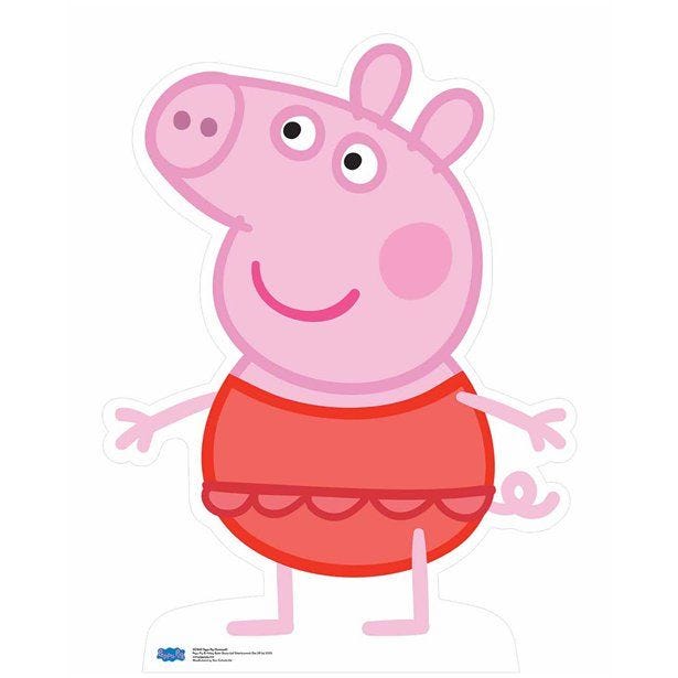 Peppa Pig Swimsuit Cardboard Cutout - 90cm x 67cm