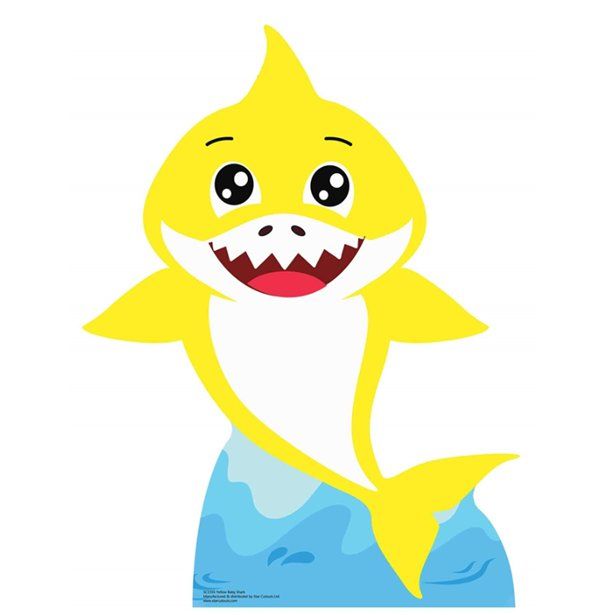 Baby Shark Cardboard Cut Out - 93cm x 72cm