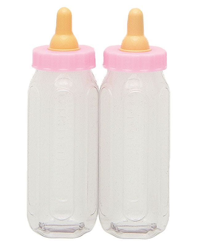 Pink Fillable Baby Bottles