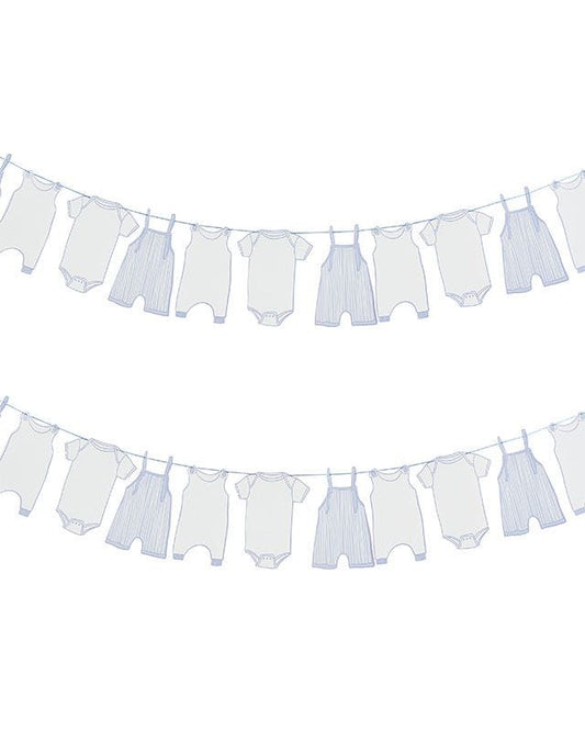 Blue Baby Grow Garland (2.5m)