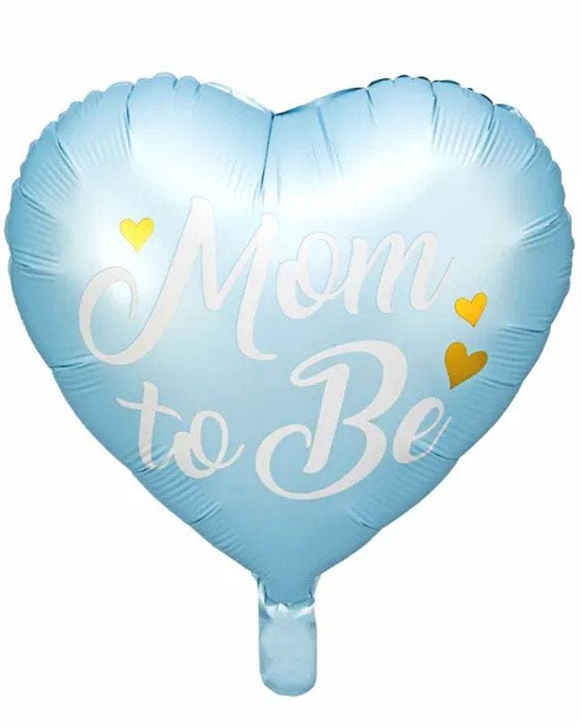 Blue Mom to Be Foil Balloon - 14"