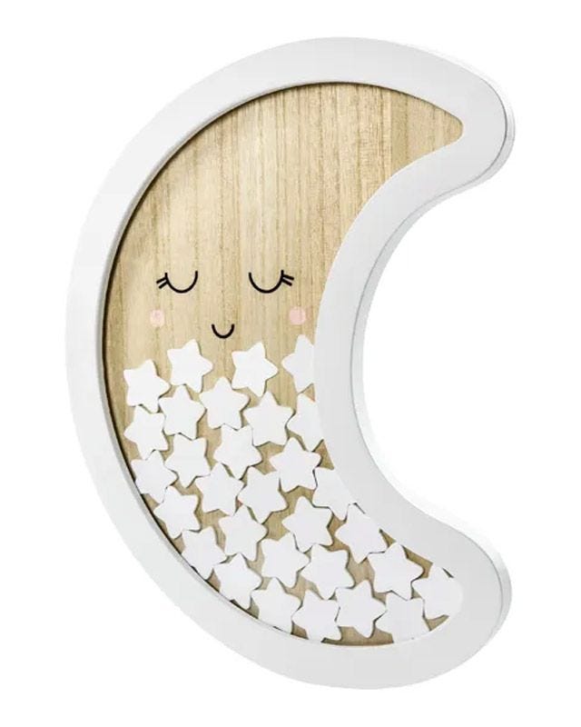 Wooden Moon Guest Book - 38.5cm x 30cm