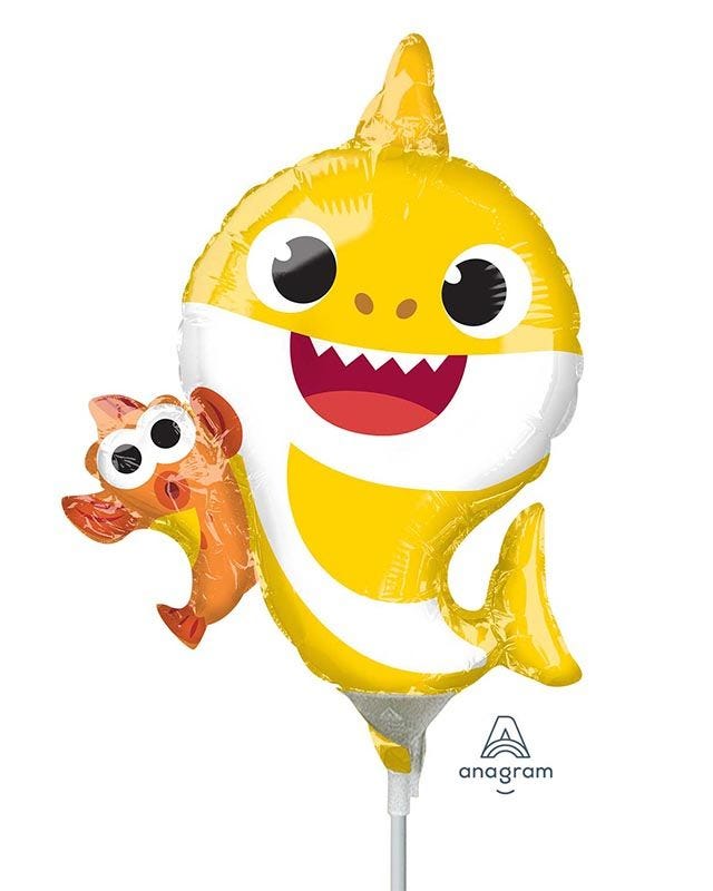 Baby Shark Mini Air-filled Foil Balloon