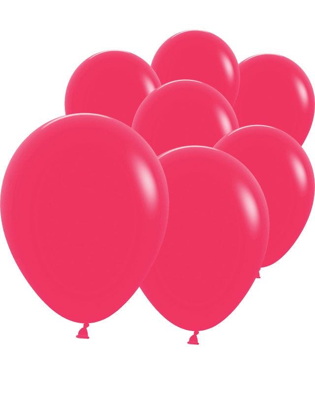 Raspberry Red Mini Balloons - 5" Latex (100pk)