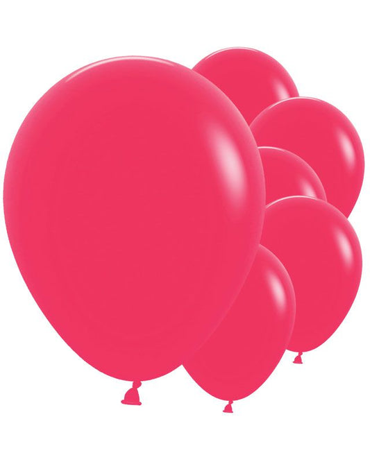 Raspberry Red Balloons - 12" Latex (50pk)