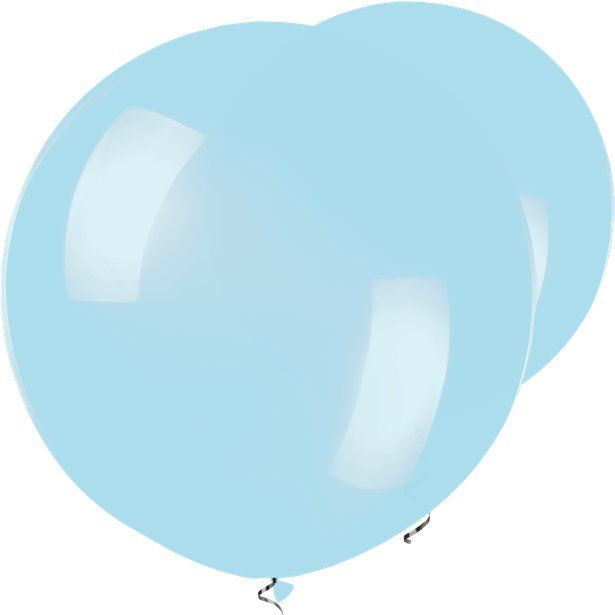 Sea Glass Blue Balloons - 17" Latex (50pk)