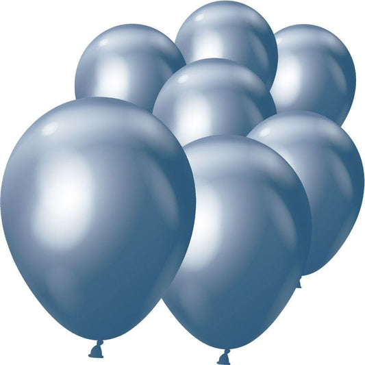 Mirror Navy Balloons - 5" Latex (100pk)