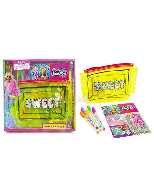 Barbie Extra Pencil Case Set