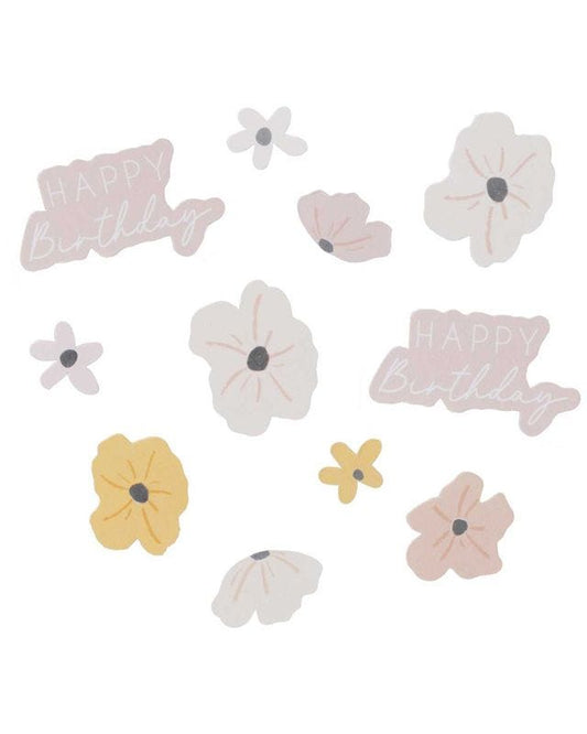 Birthday Bloom Flowers Confetti (14g)