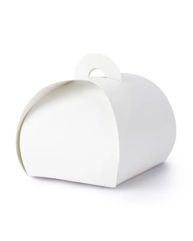 White Paper Favour Boxes - 6.6cm x 5.5cm (10pk)