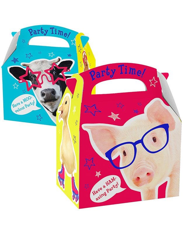 Farm Animal Party Box