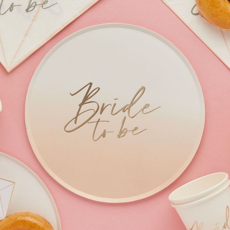 Bride to Be Paper Plates (8pk)