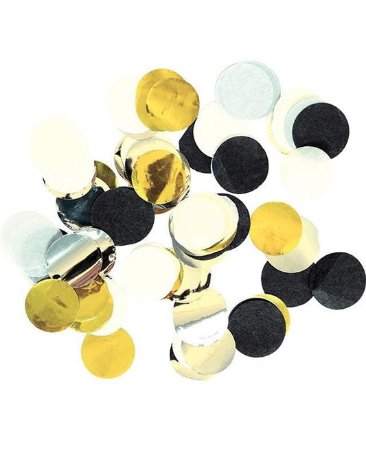 Black Silver Gold Mix Foil Confetti (14g)