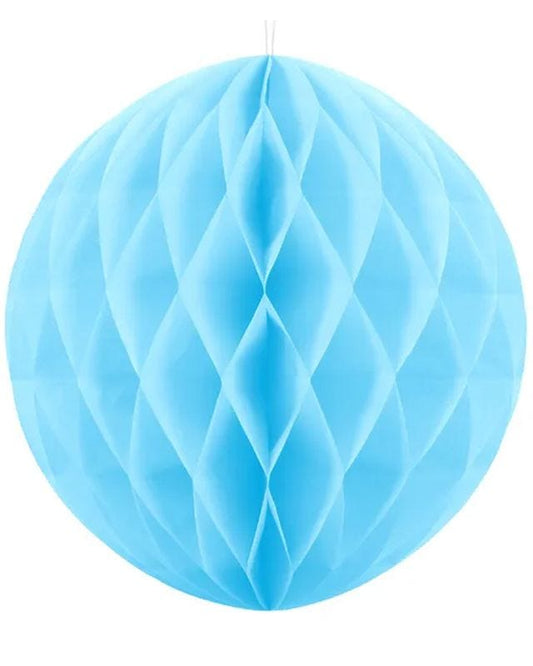 Sky Blue Honeycomb Ball - 20cm