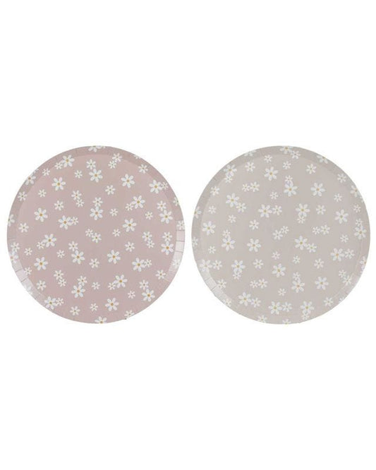 Ditsy Daisy Paper Plates - 22cm (8pk)