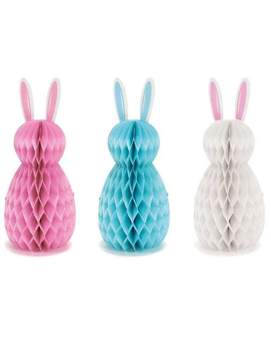 Honeycomb Easter Bunny - 37cm - Assorted