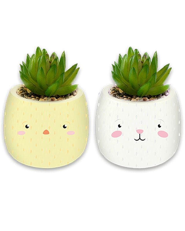 Easter Ceramic Artificial Plant