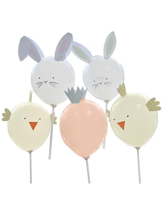 Easter Print Balloons - 12" Latex (5pk)