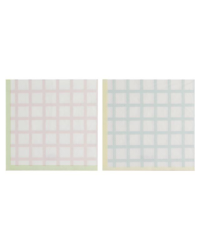 Easter Check Paper Napkins (16pk)