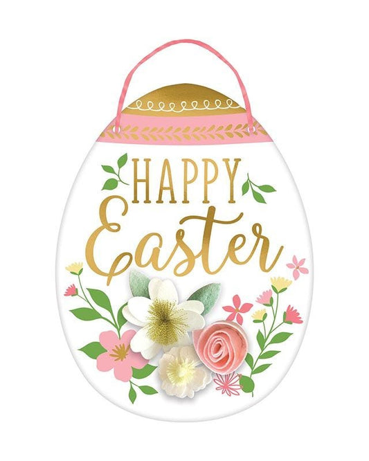 Happy Easter MDF Hanging Sign - 34cm