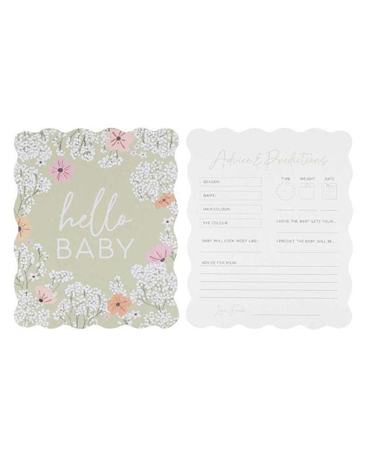 Floral Baby Advice Cards (10pk)