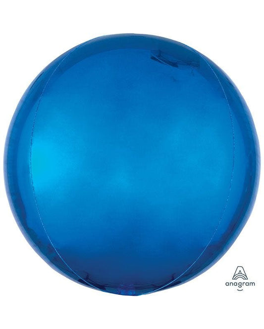 Blue Orbz Balloon - 16" Foil - Unpackaged