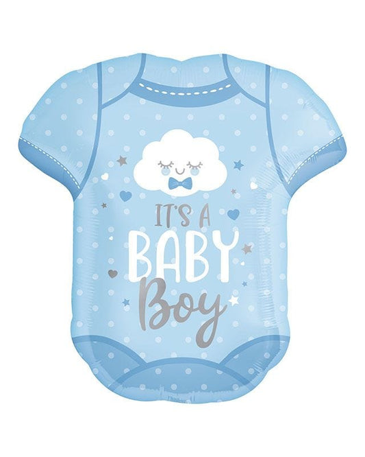 Blue It's A Boy Babygrow Balloon - 24" Foil