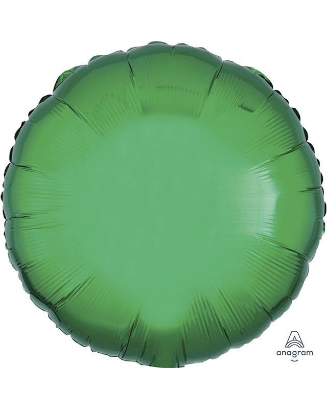 Metallic Green Round Balloon - 18" Foil