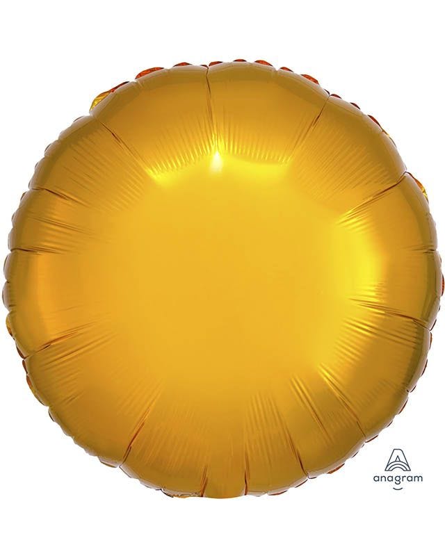 Metallic Gold Round Balloon - 18" Foil