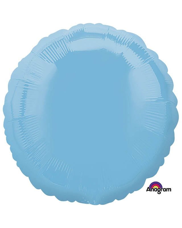 Caribbean Blue Round Balloon - 18" Foil