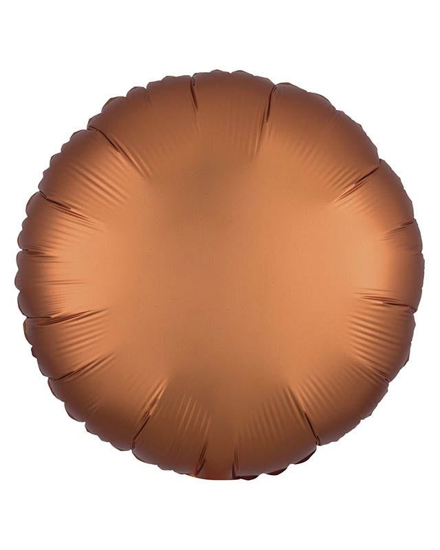 Satin Amber Round Balloon - 18" Foil