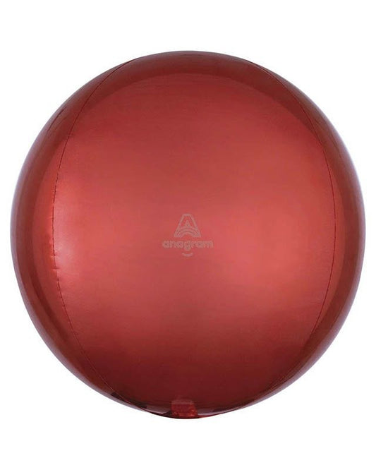 Orange Orbz Foil Balloon - 16"