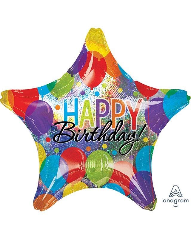 Happy Birthday Bash Jumbo Foil Balloon - 28"